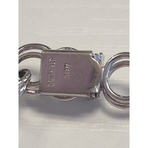 Vintage Sterling Silver Charm Bracelet 6 France Inspired Charms 23.4 Grams 7" - Picture 9 of 10